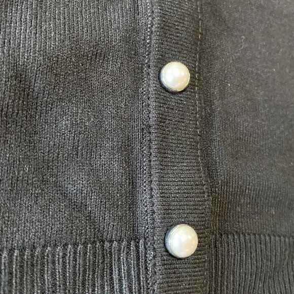 White House Black Market Black Cardigan. New With Tags.